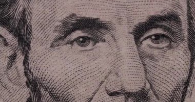 Tüm Amerikan dolarları ve tüm başkanlar zoom hareketini resmediyor. Amerikan doları 1,5,10,20,50,100 banknot yakınlaştırın makroyu. Amerika 'nın zengin iş ekonomisi. Konsept Finans İşletme Yatırımı Başarı.
