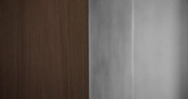 Minimalist duvar. Dairede beton duvar var. Lüks oda tasarımı. Minimalist Modern Ev. Beton zeminli minimalist ahşap duvar.