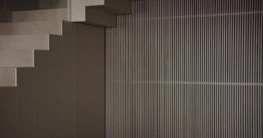 Modern mimarinin yakın plan çekimleri geometrik şekil ve çizgilerin etkileşimini gösteriyor. Tasarım ve mimari temalar için mükemmel. Geometrik Şekiller ve Çizgiler ile Modern Mimarlık Detayları
