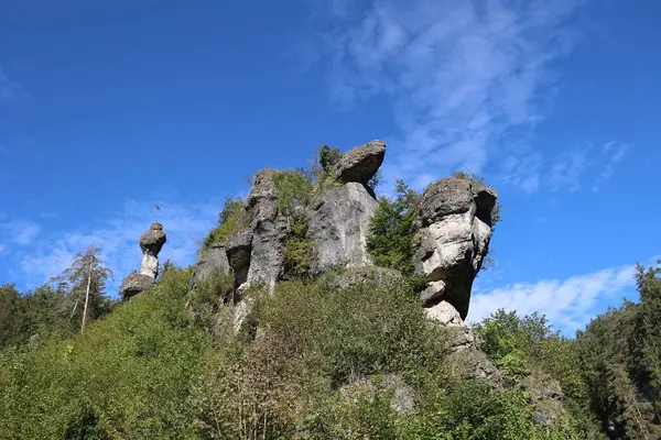 Pedras Suíça Franconiana Baviera Alemanha — Fotografia de Stock