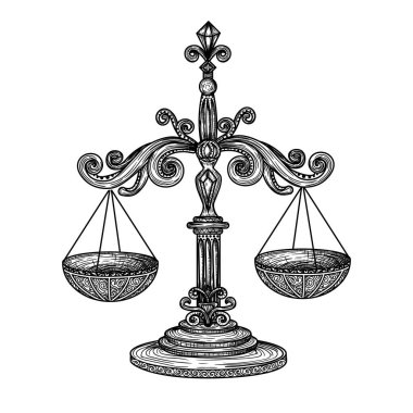  Gravür biçiminde vintage açılış ölçeklerinin vektör illüstrasyonu