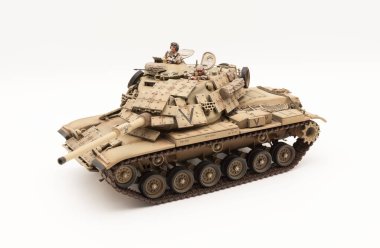 Operasyon Çöl Fırtınası USMC M60A1 Patton Ana Savaş Tankı reaktif zırhlı, 135 Tamiyta Ölçekli Model