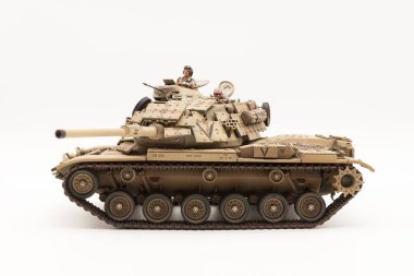 Operasyon Çöl Fırtınası USMC M60A1 Patton Ana Savaş Tankı reaktif zırhlı, 135 Tamiyta Ölçekli Model