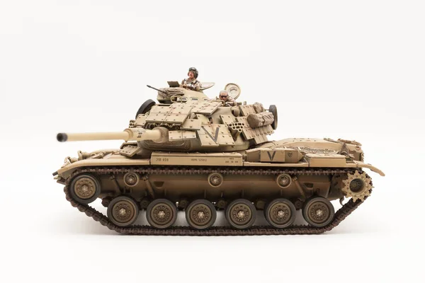 Operasyon Çöl Fırtınası USMC M60A1 Patton Ana Savaş Tankı reaktif zırhlı, 135 Tamiyta Ölçekli Model