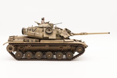 Operasyon Çöl Fırtınası USMC M60A1 Patton Ana Savaş Tankı reaktif zırhlı, 135 Tamiyta Ölçekli Model