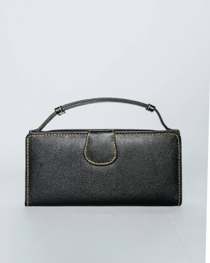 Kadın cüzdanı, kaliteli siyah deri..