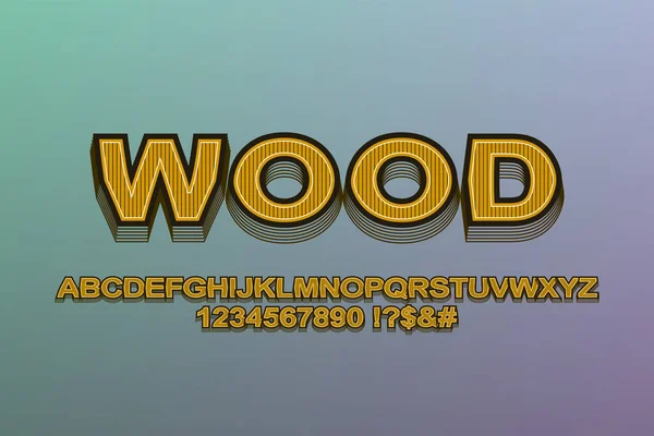 Alphabet Chiffres Élégants Typographie Style Police Pour Conception Texte Dessin — Image vectorielle