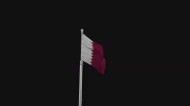 Katar Bayrağının Kusursuz Döngüsü, Katar İşareti, Katar Bayrak Dalgalanması