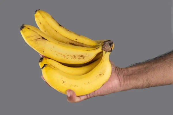 Banany Widok Bliska Loom — Zdjęcie stockowe