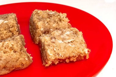 Hindistan Tatlı Hindistan cevizi Burfi yakın çekim görüntüsü