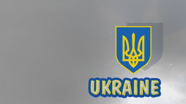 Glücklicher Ukrainischer Unabhängigkeitstag 2023 Feiern Sie Das Ukrainische Nationalfest — Stockvideo