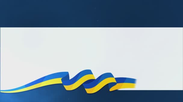 Чудово Підходить Святкування Дня Незалежності України Святкуймо Україну — стокове відео
