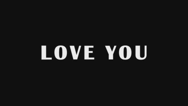 Láska Pohybu Mesmerizing Valentine Vizuální Zážitek Ponořte Světa Kde Láska — Stock video