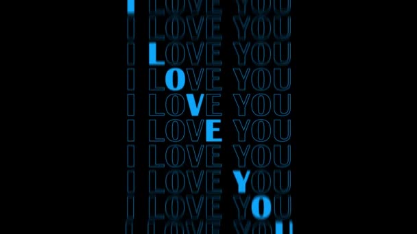 Parlayan Aşk Mektupları Sevgililer Günü Büyülü Görsel Muamelesi Aşk Mektuplarının — Stok video