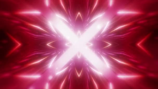 Vibrant Neon Hypnotic Rhythm Dynamic Light Display Sumérgete Una Fiesta — Vídeos de Stock