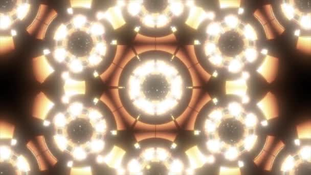 カレイドスコープの夢 高精細な光ショーをメッセージ化し カレイドスコープドリーム で催眠術の領域に飛び込む 魅惑的な映像を紹介するストックビデオ — ストック動画