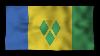 Saint Vincent 's Ulusal Bayrağı Dinamik Ekranda: Güç ve Birlik İşareti, her dalga ülkenin zengin tarihini ve değişmez ruhunu yansıtıyor....