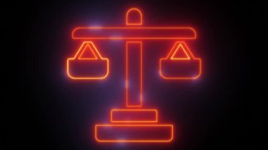 Neon Dengesi: Adalet Videosunun Kırmızı Ölçekleri, 'Neon Dengesi' ile hukukun ve adaletin kavramlarının aydınlatılması, kırmızı neon ışıklarının