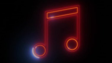 Neon Parıltısı Müzik Simgeleri - Kullanıcı Tasarımı İçin Canlı Bir Dizayn, Dijital tasarımınızı bu neon ışıklı 'Kullanıcı' simgeleriyle yükseltin. UI-UX için mükemmel, her simge alev kırmızısı tonlarında yaşamla titreşiyor