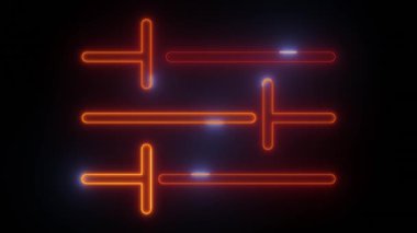 Neon Parıltı Ayarları Simgeleri - Kullanıcı Tasarımı İçin Canlı Bir Dizayn, Dijital tasarımınızı bu neon ışıklı 'Kullanıcı' simgeleriyle yükseltin. UI-UX için mükemmel, her simge alev kırmızısı tonlarında yaşamla titreşiyor