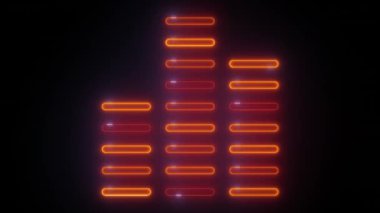 Neon Glow Müzik Eliezer Çubuğu Simgeleri - Kullanıcı Tasarımı İçin Canlı Bir Dizayn, Dijital tasarımınızı bu neon ışıklı 'Kullanıcı' simgeleriyle yükseltin. UI-UX için mükemmel, her simge gölgelerde yaşam ile titreşiyor