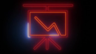 Neon Glow Growth Down Sunum Simgeleri - Kullanıcı Tasarımı İçin Canlı Bir Dizayn, Dijital tasarımınızı bu neon parıltısı 'Kullanıcı' simgeleri dizisiyle yükseltin. UI-UX için mükemmel, her simge yaşamla titreşiyor