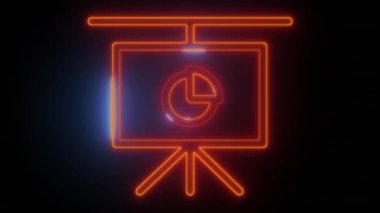 Neon Parlak Büyüme Yuvarlak Sunum Simgeleri - Kullanıcı Tasarımı İçin Canlı Bir Dizayn, Dijital tasarımınızı bu neon parıltısı 'Kullanıcı' simgeleriyle yükseltin. UI-UX için mükemmel, her simge yaşamla titreşiyor