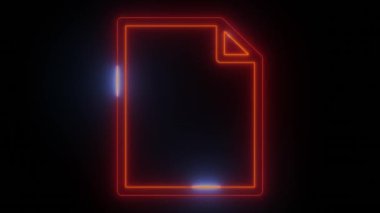 Neon Parıltısı Yeni Sayfa Simgeleri - Kullanıcı Tasarımı İçin Canlı Bir Dizayn, Dijital tasarımınızı bu 'Kullanıcı' simgeleriyle yükseltin. UI-UX için mükemmel, her simge alev kırmızısı tonlarında yaşamla titreşiyor