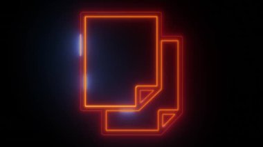 Neon Parıltısı Bulk Yeni Sayfa Simgeleri Ekle - Kullanıcı Tasarımı için canlı bir dizayn, dijital tasarımınızı bu 'Kullanıcı' simgeleriyle yükseltin. UI-UX için mükemmel, her simge gölgelerde yaşam ile titreşiyor