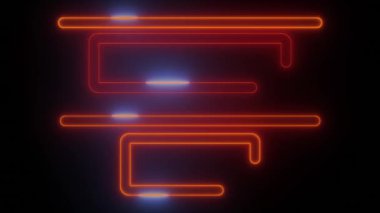 Neon Parıltısı Uzayın Üst Simgesi - Modern Arayüzler için mükemmel Koyu bir arkaplan üzerindeki turuncu-kırmızı renkleri onu çağdaş uygulamalar veya parlak dokunuşlar eklemek isteyen web siteleri için ideal kılar