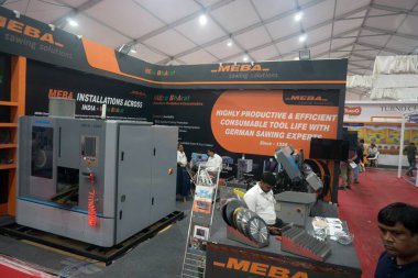 Rajkot, Gujarat, Hindistan. 27 Eylül 2024. Meba tezgahı, Rajkot Makine Araçları Göster 2024.