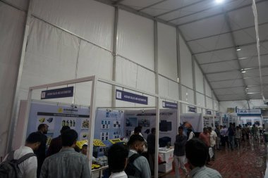 Rajkot, Gujarat, Hindistan. 27 Eylül 2024. Akshar satış standı, Rajkot Makine Araçları Gösterisi 2024.