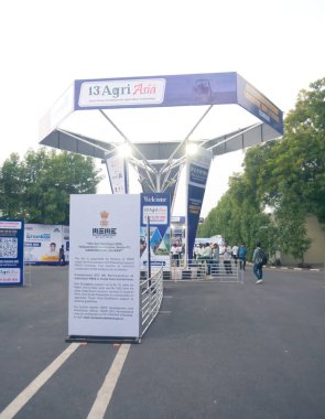 Gandhinagar, Gujarat, India. 21th September, 2024. Agri Asia Agriculture Exhibition 2024 Entry Point.