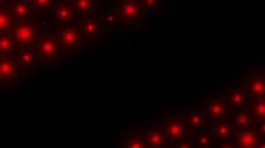 Bu videoda üzerinde kırmızı bir ışık bulunan siyah bir arkaplan tasvir edilir. Videoda birkaç kırmızı nokta var..