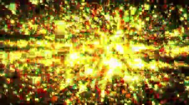 Göz Algılayıcı Parçacık Patlaması Bold Red Trust Metni - Başlık, Tanıtım veya Efektler İçin Dinamik Soyut Arkaplan Videosu