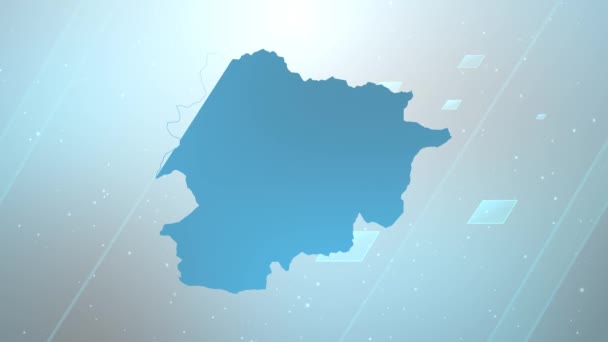 Andorre Country Map Background Opener Fonctionne Avec Tous Les Programmes — Video