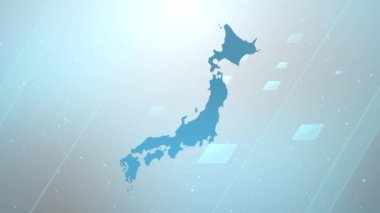 Japonya Ülke Haritası Açıcı, Vatansever Programlar, Kurumsal Girişler, Turizm, Sunumlar İçin Uygun, Düzenleme Programlarıyla Çalışıyor