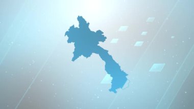 Laos Ülke Haritası Açıcı, Vatansever Programlar, Kurumsal Girişimler, Turizm, Sunumlar İçin Uygun, Düzenleme Programlarıyla Çalışıyor