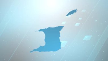 Trinidad ve Tobago Ülke Haritası Açıcı, Vatansever Programlar, Kurumsal Girişimler, Turizm, Sunumlar İçin Uygun, tüm düzenleme programlarıyla çalışır