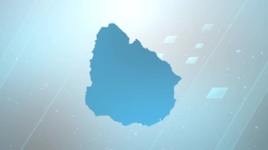 Uruguay Ülke Haritası Açıcı, Vatansever Programlar, Kurumsal Girişler, Turizm, Sunumlar İçin Uygun, Tüm Düzenleme Programlarıyla Çalışıyor