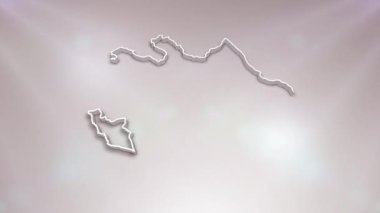 Azerbaycan Ülkesi 3D Vatansever Programlar, Kurumsal Girişler, Turizm, Sunumlar İçin Giriş Haritası