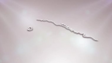 Küba Ülkesi 3D Vatansever Programlar, Kurumsal Girişler, Turizm, Sunumlar İçin Giriş Haritası