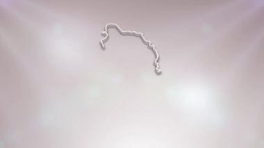 Dominica Ülke 3D Vatansever Programlar, Kurumsal Girişler, Turizm, Sunumlar İçin Giriş Haritası