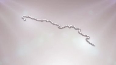 Gürcistan Ülkesi 3D Vatansever Programlar, Kurumsal Girişimler, Turizm, Sunumlar İçin Giriş Haritası