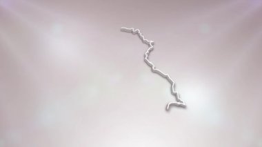 Irak Ülkesi 3D Vatansever Programlar, Kurumsal Girişler, Turizm, Sunumlar İçin Giriş Haritası