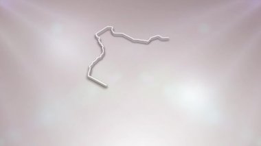 Kenya Ülkesi 3D Vatansever Programlar, Kurumsal Girişler, Turizm, Sunumlar İçin Giriş Haritası