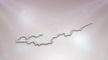 Kırgızistan Ülkesi 3D Vatansever Programlar, Kurumsal Girişler, Turizm, Sunumlar İçin Giriş Haritası