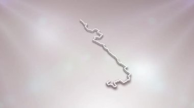 Laos Ülke 3D Vatansever Programlar, Kurumsal Girişimler, Turizm, Sunumlar İçin Giriş Haritası