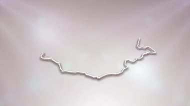 Moğolistan Ülkesi 3D Vatansever Programlar, Kurumsal Girişler, Turizm, Sunumlar İçin Uygun Harita