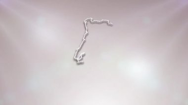 Portekiz Ülkesi 3D Vatansever Programlar, Kurumsal Girişler, Turizm, Sunumlar İçin Uygun Harita